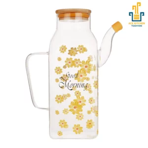 روغن ریز پیرکس طرح گل آس کیچن | Ace kitchen