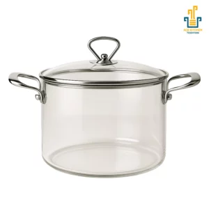 قابلمه پیرکس دسته استیل آس کیچن | Ace kitchen