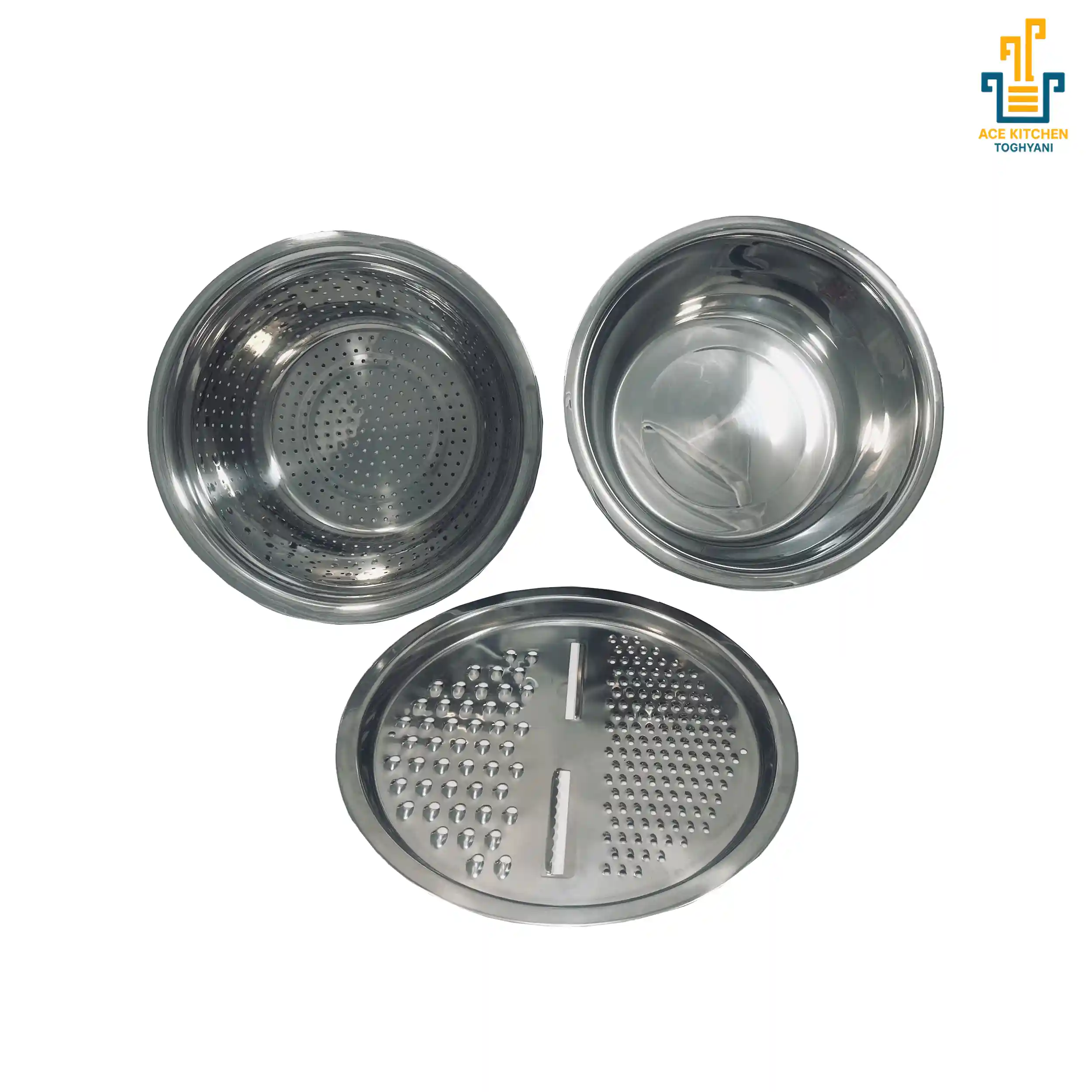 ست آبکش و لگن سه تیکه