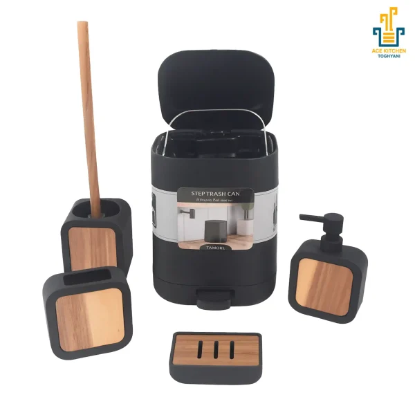 ست سرویس بهداشتی ۵ تکه Home & Fun آس کیچن