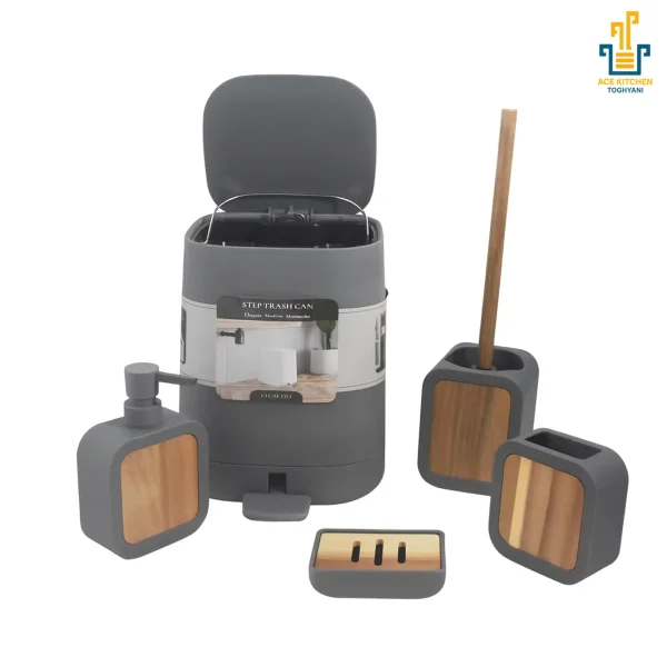 ست سرویس بهداشتی ۵ تکه Home & Fun آس کیچن