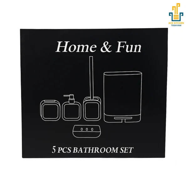 ست سرویس بهداشتی ۵ تکه Home & Fun آس کیچن
