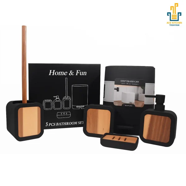 ست سرویس بهداشتی ۵ تکه Home & Fun آس کیچن