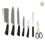 ست چاقوی آشپزخانه ۸ پارچه ام آر اس استیل - تصویر 3