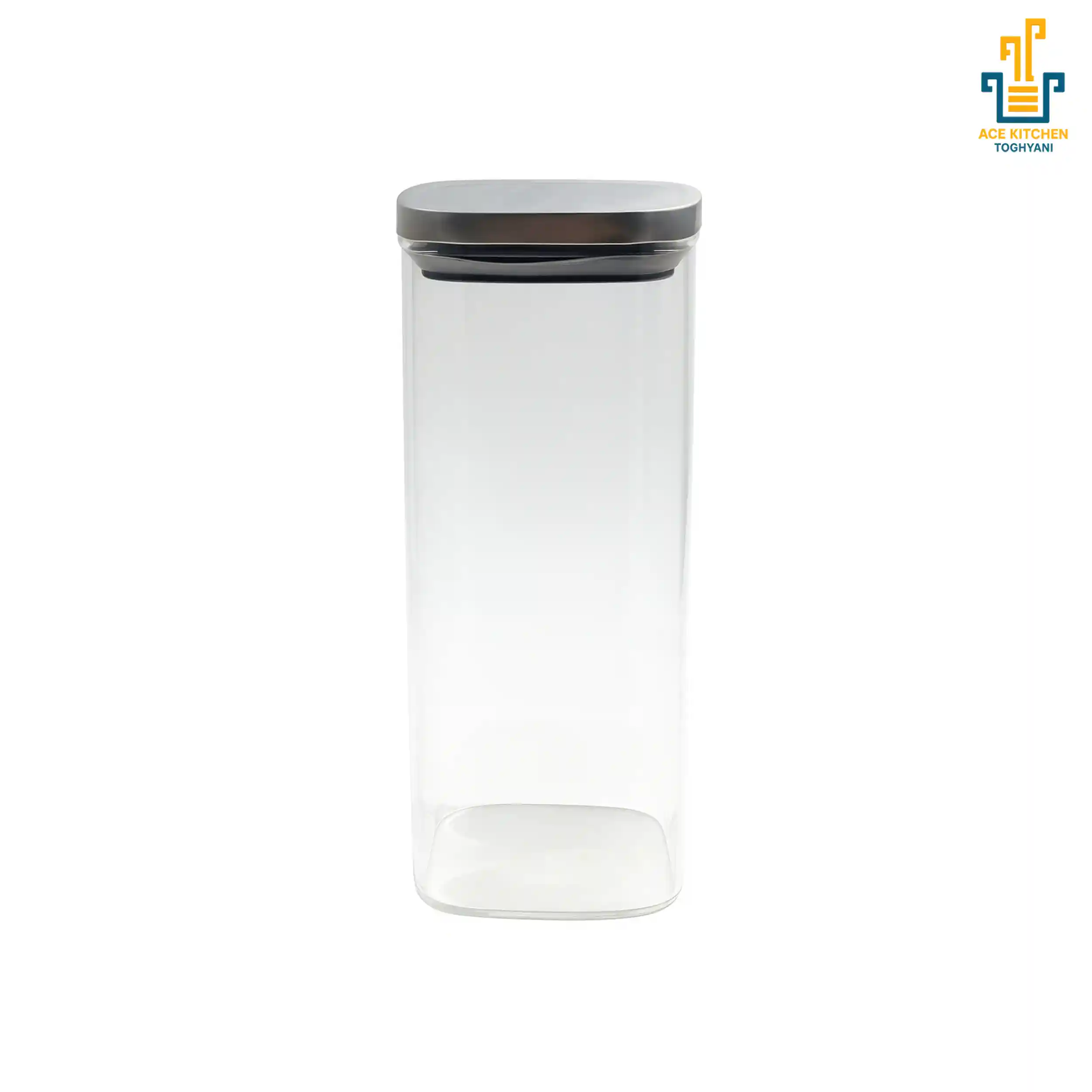 242-1.webp بانکه پیرکس درب استیل قطر 8 در ارتفاع 20 - تصویر 1