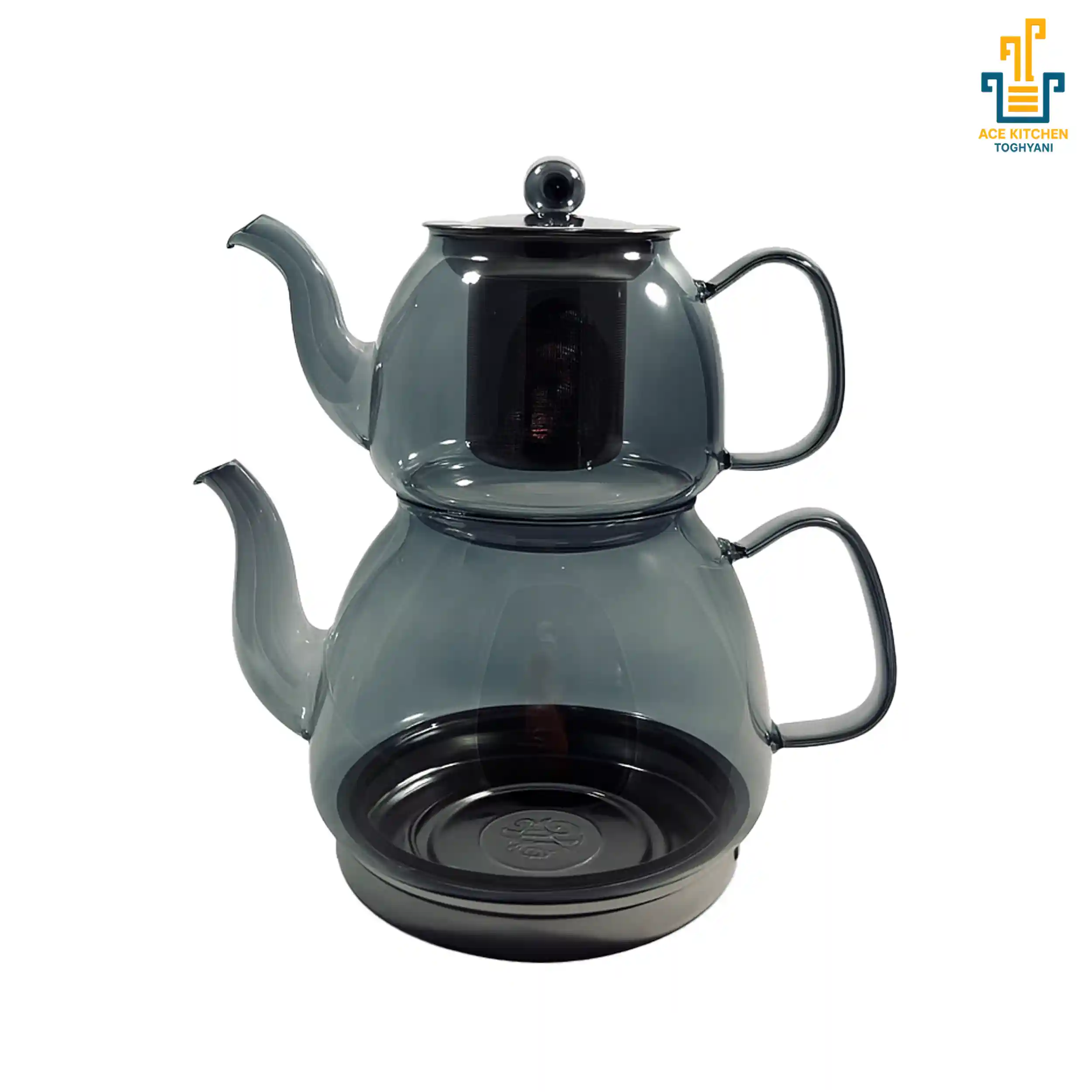 493.webp کتری قوری پیرکس کف استیل 304 Gaozhi - تصویر 1