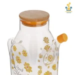 روغن ریز پیرکس طرح گل زرد - Image 3