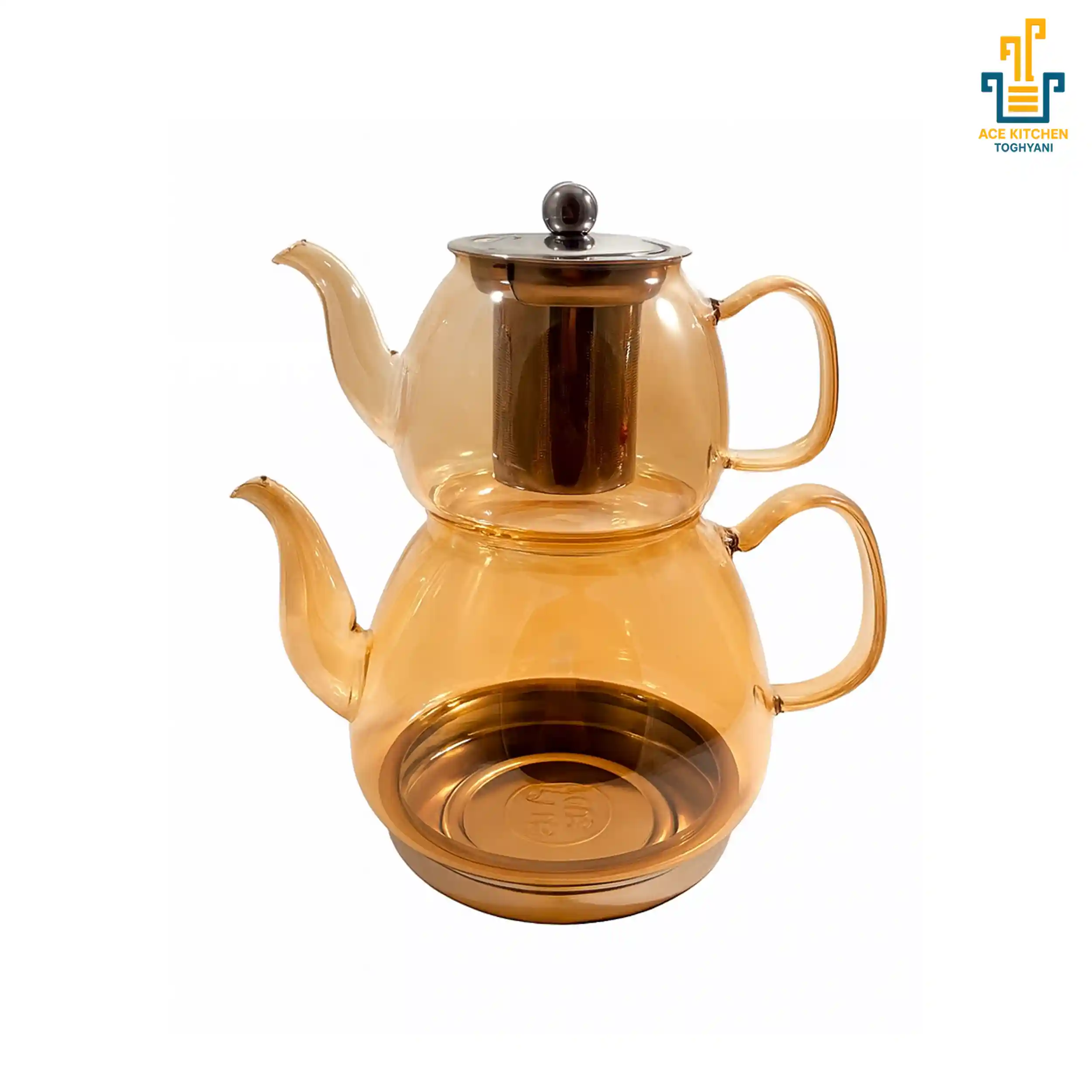 489.webp کتری قوری پیرکس کف استیل 304 Gaozhi - Image 1