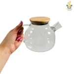 قوری پیرکس درب بامبو 1 لیتری - Image 2