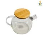 قوری پیرکس درب بامبو 1 لیتری - Image 3
